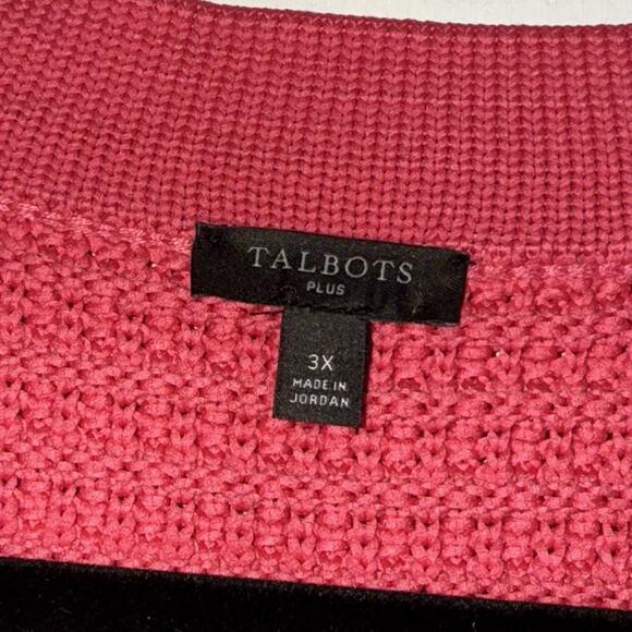 Talbots Women’s Kate Cardigan Pretty Pink Size 3X - Picture 6 of 7